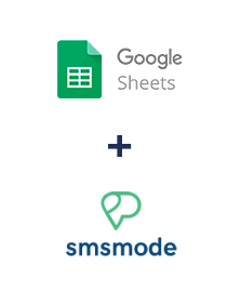 Einbindung von Google Sheets und smsmode