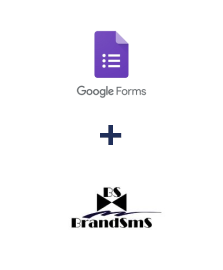 Einbindung von Google Forms und BrandSMS 