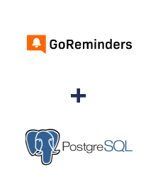 Einbindung von GoReminders und PostgreSQL