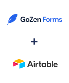Einbindung von GoZen Forms und Airtable