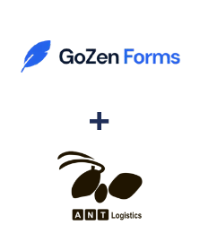 Einbindung von GoZen Forms und ANT-Logistics
