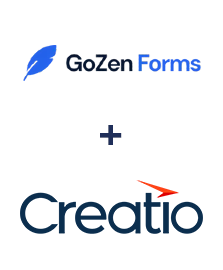 Einbindung von GoZen Forms und Creatio