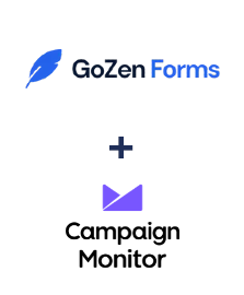 Einbindung von GoZen Forms und Campaign Monitor