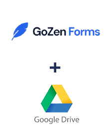 Einbindung von GoZen Forms und Google Drive