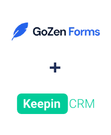 Einbindung von GoZen Forms und KeepinCRM