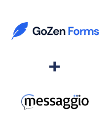 Einbindung von GoZen Forms und Messaggio