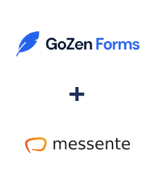 Einbindung von GoZen Forms und Messente