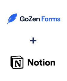 Einbindung von GoZen Forms und Notion