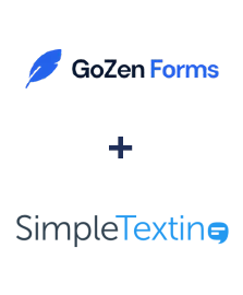 Einbindung von GoZen Forms und SimpleTexting