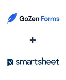 Einbindung von GoZen Forms und Smartsheet