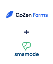 Einbindung von GoZen Forms und smsmode