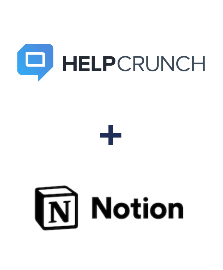 Einbindung von HelpCrunch und Notion