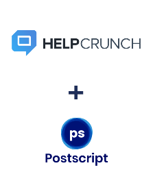 Einbindung von HelpCrunch und Postscript