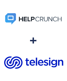 Einbindung von HelpCrunch und Telesign