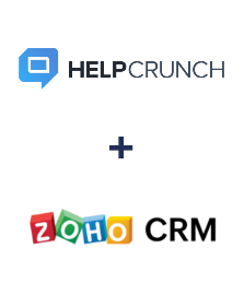 Einbindung von HelpCrunch und ZOHO CRM