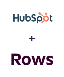 Einbindung von HubSpot und Rows