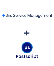 Einbindung von Jira Service Management und Postscript