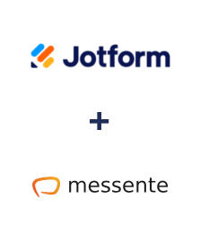 Einbindung von Jotform und Messente