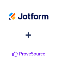 Einbindung von Jotform und ProveSource