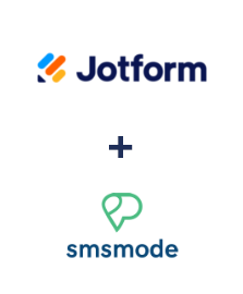 Einbindung von Jotform und smsmode