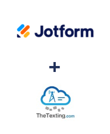 Einbindung von Jotform und TheTexting