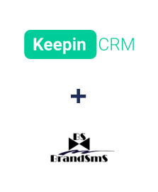 Einbindung von KeepinCRM und BrandSMS 