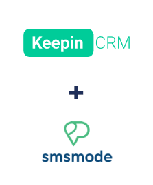 Einbindung von KeepinCRM und smsmode