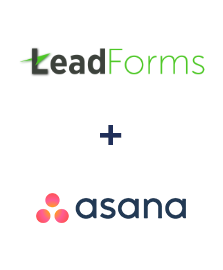 Einbindung von LeadForms und Asana