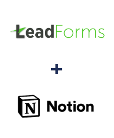 Einbindung von LeadForms und Notion