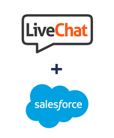 Einbindung von LiveChat und Salesforce CRM