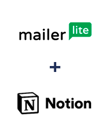 Einbindung von MailerLite und Notion