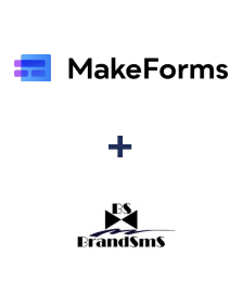 Einbindung von MakeForms und BrandSMS 