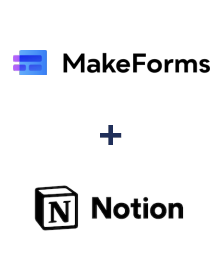 Einbindung von MakeForms und Notion