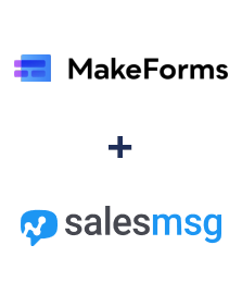 Einbindung von MakeForms und Salesmsg