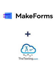 Einbindung von MakeForms und TheTexting