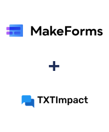 Einbindung von MakeForms und TXTImpact