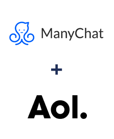 Einbindung von ManyChat und AOL