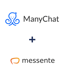 Einbindung von ManyChat und Messente