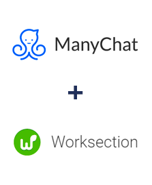 Einbindung von ManyChat und Worksection