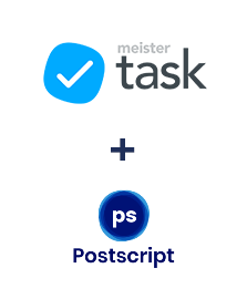 Einbindung von MeisterTask und Postscript