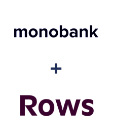 Einbindung von Monobank und Rows