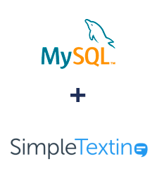 Einbindung von MySQL und SimpleTexting