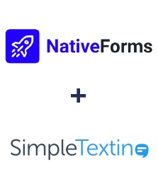 Einbindung von NativeForms und SimpleTexting