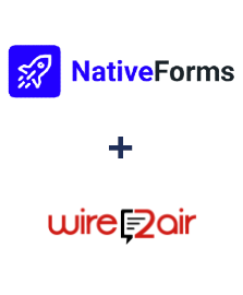 Einbindung von NativeForms und Wire2Air