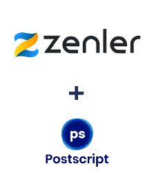 Einbindung von New Zenler und Postscript