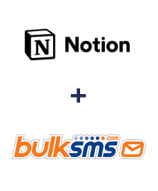 Einbindung von Notion und BulkSMS