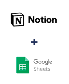 Einbindung von Notion und Google Sheets