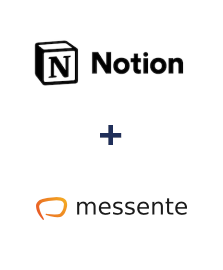 Einbindung von Notion und Messente