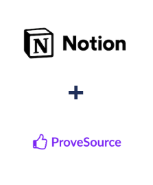 Einbindung von Notion und ProveSource