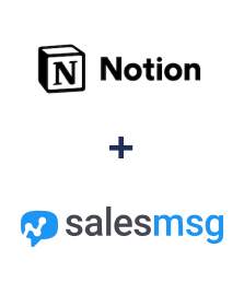 Einbindung von Notion und Salesmsg